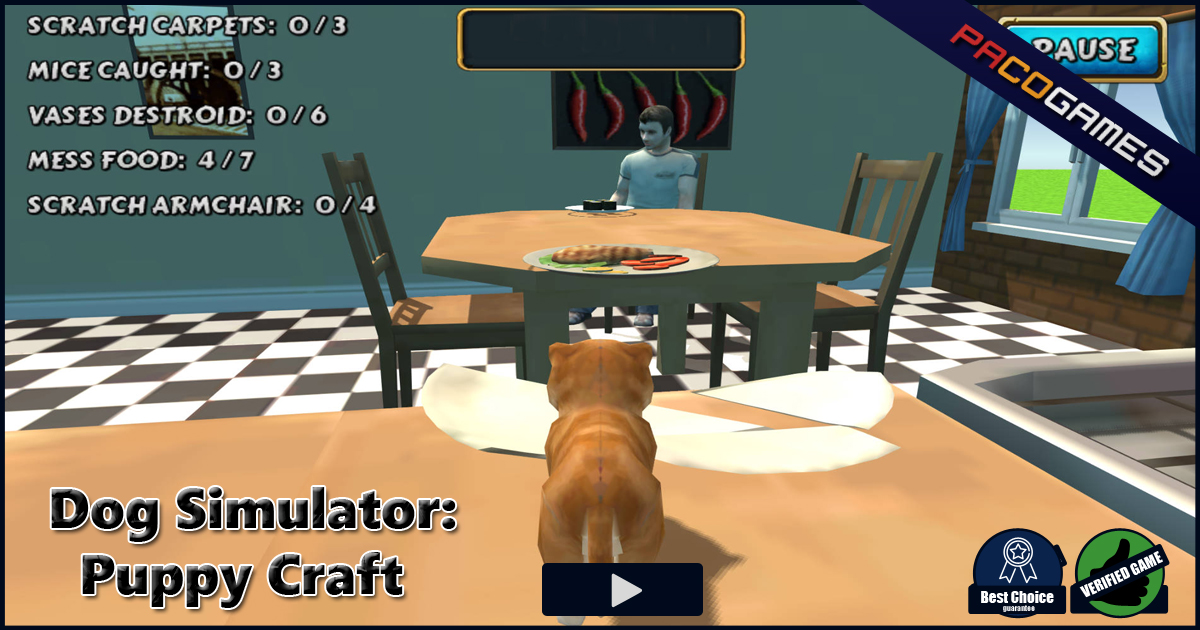 dog simulator on crazy games