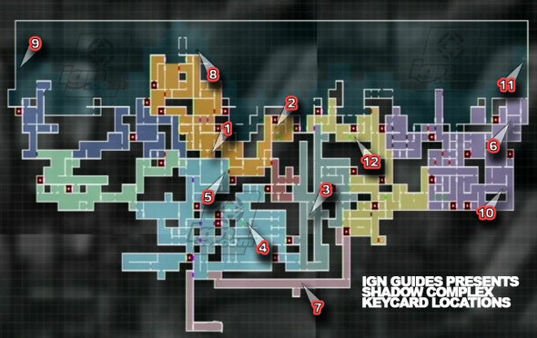 Shadow Complex Interactive Map